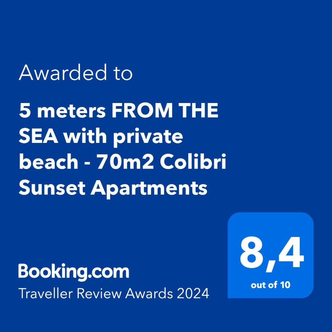 5 Meters From The Sea With Private Beach - 70M2 Colibri Sunset Apartments Sveti Petar  Exteriér fotografie